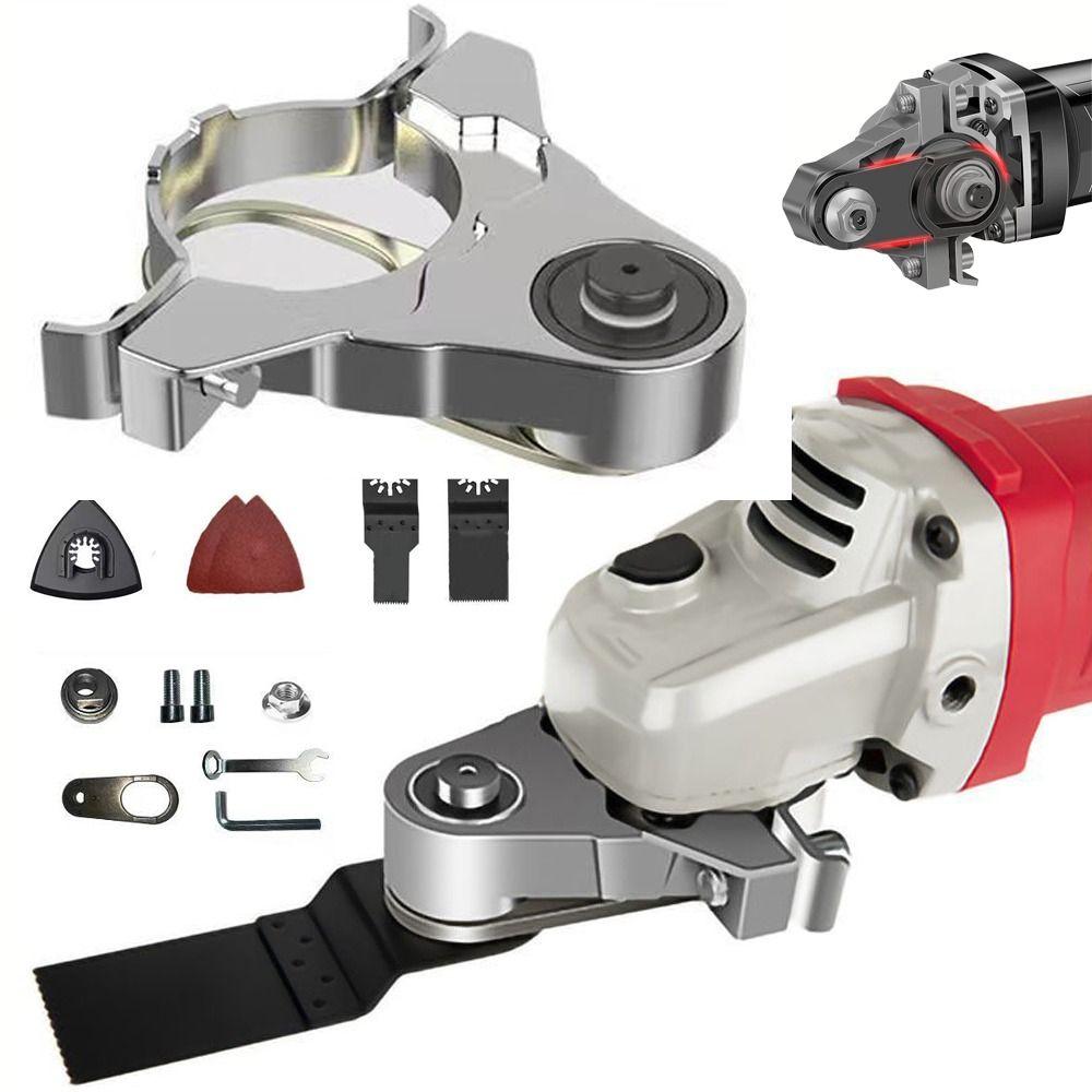 Cutting Polishing Shovelling Cleaning Angle Grinder Changed to Multi-tool