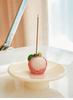 Creative Fruit Shaped Incense Holder, 3D Cute Incense Insertion Plate Decoration, Banana and Apple