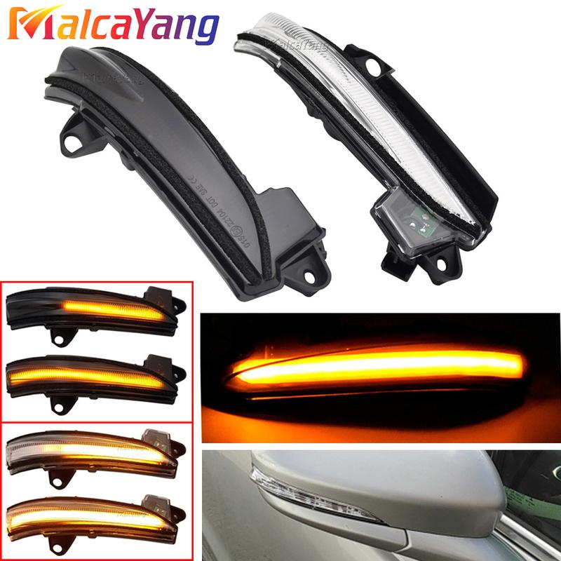 1Pairs LED Dynamic Turn Signal Light Side Mirror Sequential Lamp Blinker Indicator For Ford Fusion Mondeo  Version 2013-