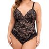 CINOON Women's Lace Sexy Bodysuit Tummy Control Shapewear Waist Cincher Plus Size Slimming Body Shaper
