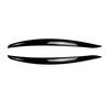 For BMW E92 E93 2Pcs ABS Gloss Headlight Eyebrows Eyelids 3 Series 325i 330i 330d 335i 335d Pre-LCI 3D Stickers Car Accessories