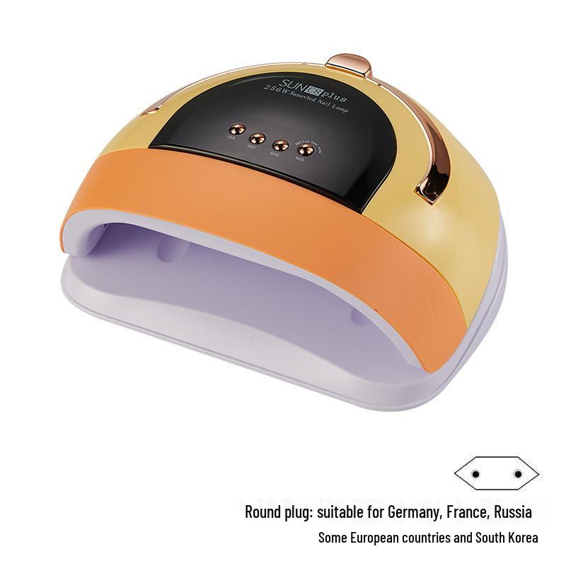 Dopamine Color Nail Gel Lamp - 256W Quick Dry, High Power with Automatic Sensor