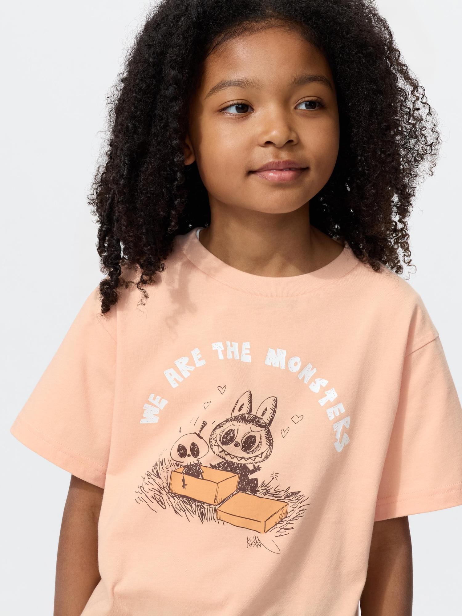 

Uniqlo Япония Девочки Pop Mart Футболка 20 LIGHT ORANGE/100