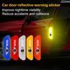 4Pcs Car Stickers Portable Safety Warning Reflective Decal For MINI JCW Cabrio Cooper Countryman Aceman Clubman Coupe Paceman