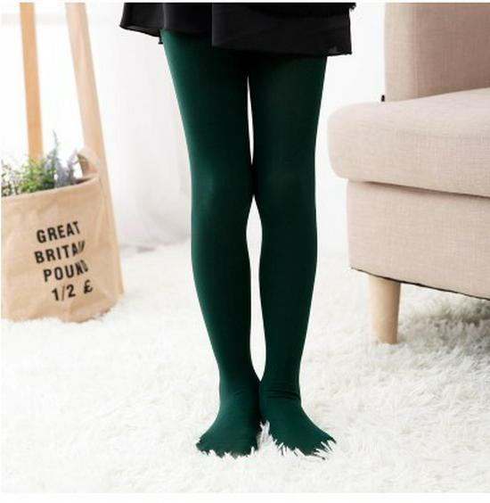 Dětské baletní vysoce elastické taneční ponožky: Jarně-letní tenké, bílé sametové 80D legíny