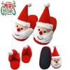 Christmas-themed Fuzzy Slippers For Kids And Women With Memory Foam And Anti-slip Sole