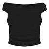 (Modal Cotton) Sweet and Spicy One-word Collar Off-the-shoulder T-shirt New Thin and Versatile Short Top