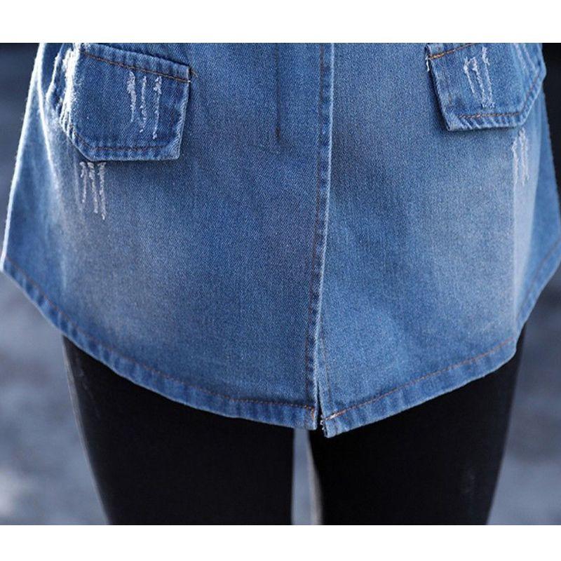 Premium Quality Plus Size Casual Women's Denim Jacket With Classic Timeless Design