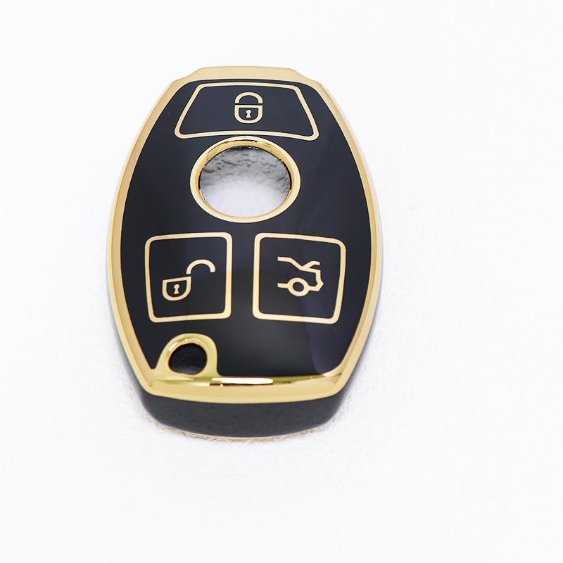 TPU Shell Car Key Case Cover For Mercedes Benz W210 W211 W242 W212 W246 W203 W204 W205 AMG A B C E S CLS CLK CLA SLK GLC GLA GLK