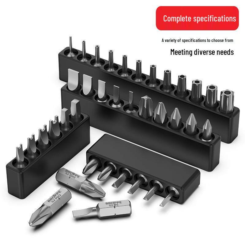 Compact Electric Screwdriver Bit Set: Phillips, Slotted, Torx, Hex, Strong Magnetic Power Drill, S2 Magnetic Bits.