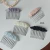 Versatile Floral Hair Comb for Women - Fashionable Side Headwear Clip