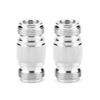 2pcs Type N Female To Type N Female RF Connector Coaxial Adapter Test Converter