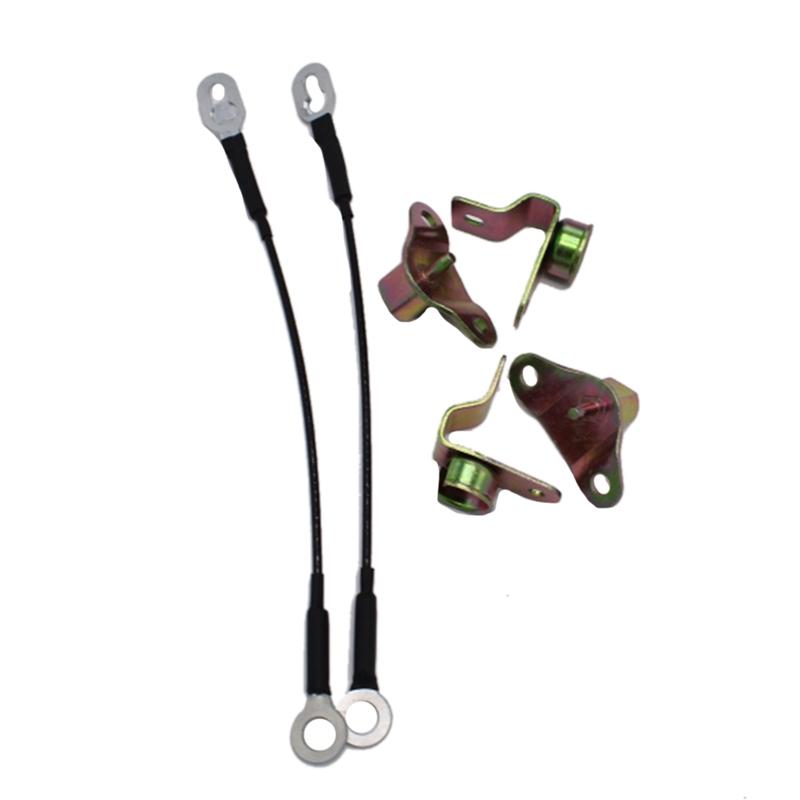 A16P-Car Tailgate Hinges And Cables Repair Kit 16637945 For Chevy Silverado 1500 GMC Sierra 1500 1999-2006 Hummer H2