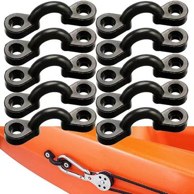 10set Kayak Pad Eye Anchor Point Hardware C Type Pull Boats Kayaks Buckle Screws For Canoes Eye P7R6