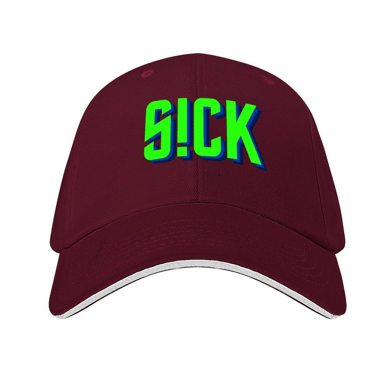 

Sickick Sick Kick Sckck green Baseball Cap Mountaineering hard hat Sports Cap Golf Wear For Men Womens