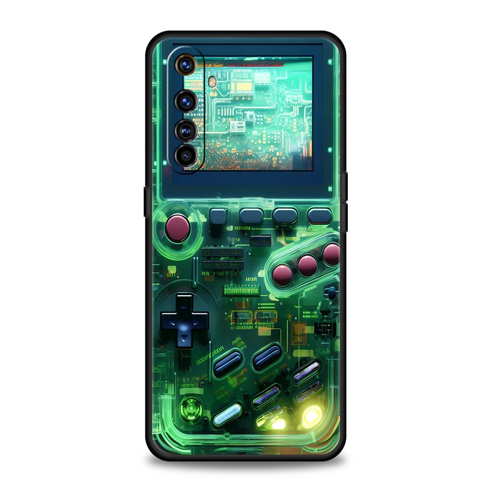Painted Gaming Consoles Soft TPU For Realme 12 11 10 9 Pro Plus GT2 GT3 GT5 7 8 Pro C21 C25 C35 Pro 5G Shockproof Phone Case Bag