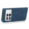 For Xiaomi 14T Pro Cover Color Splicing Wallet Stand Leather Phone Case with Wrist Strap