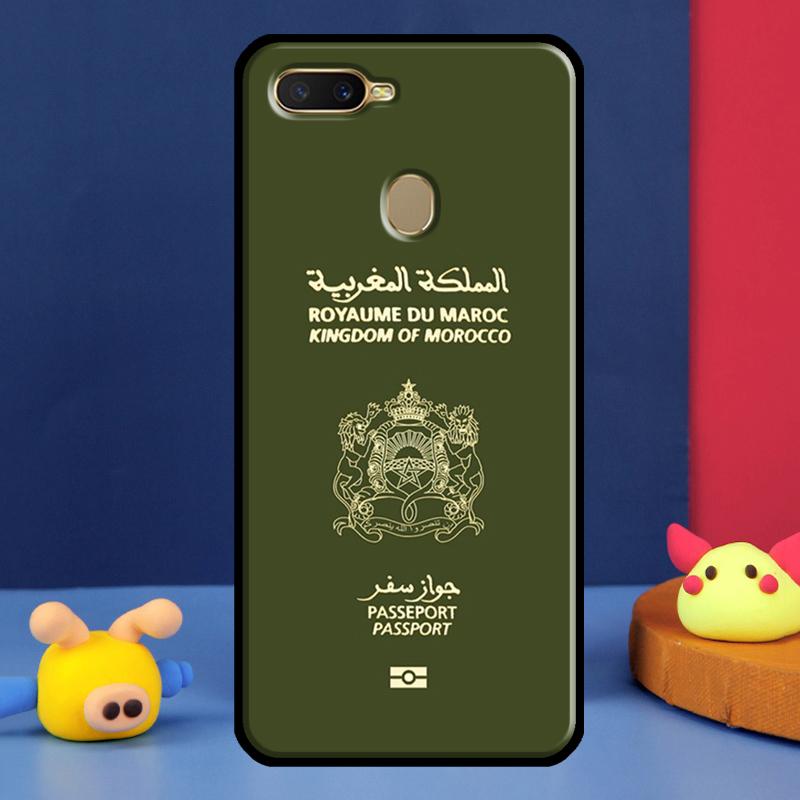 Morocco Flag For Oppo A54 A57 S A78 A58 A98 A5 A9 A91 A15 A16 A17 A52 A72 A76 A96 A74 A94 A77 Phone Case