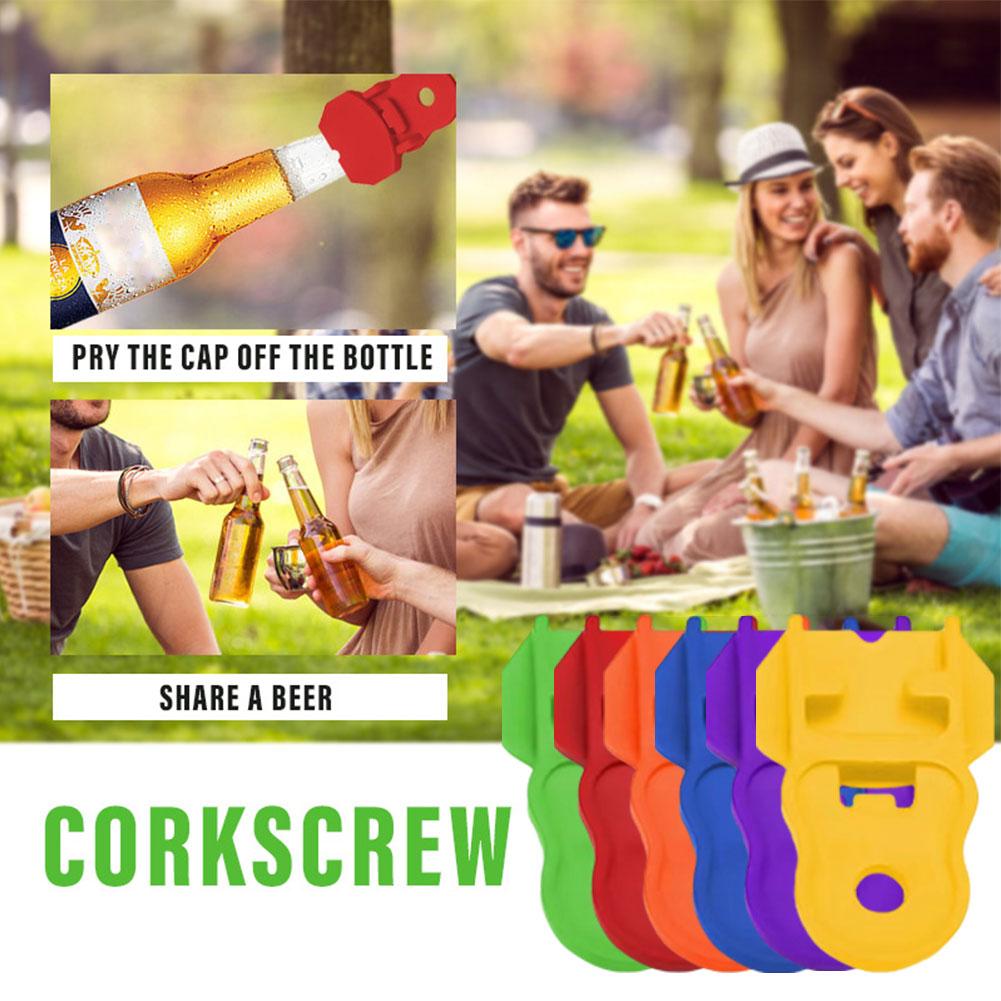 Simple Portable Bottle Opener Reusable Easy Can Opener Sealed Opener Drink Kitchen Supplies Remover Camping Tools Beer Lid P7B6