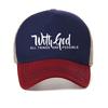 Mit Gott Ist Alles Möglich Baseballkappe Sommer Verstellbar Mesh Trucker-Hut Herren Damen Glaube Christlicher Hut Bone Garros