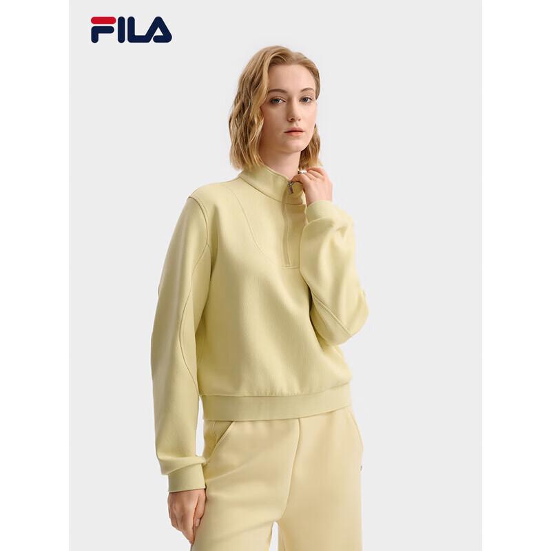

FILA Women s Stand Collar Knit Pullover Sweatshirt