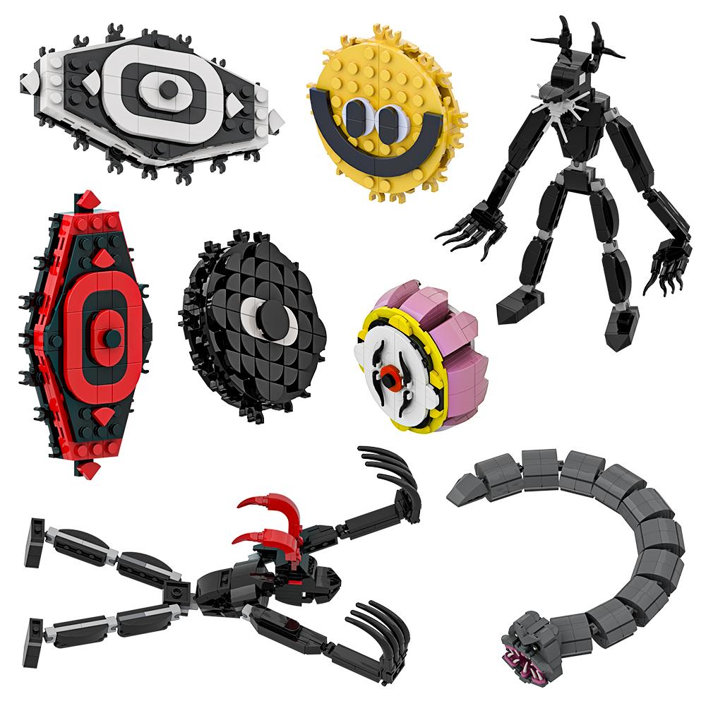 MOC Hot Game Robloxes Grace Figure Model Building Blocks Entities Dozer Slight Gallery Elkman Monster Doll Bricks Toy Gift