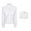 Camisa Medieval Gótica de Lino Para Cosplay y Representaciones Teatrales