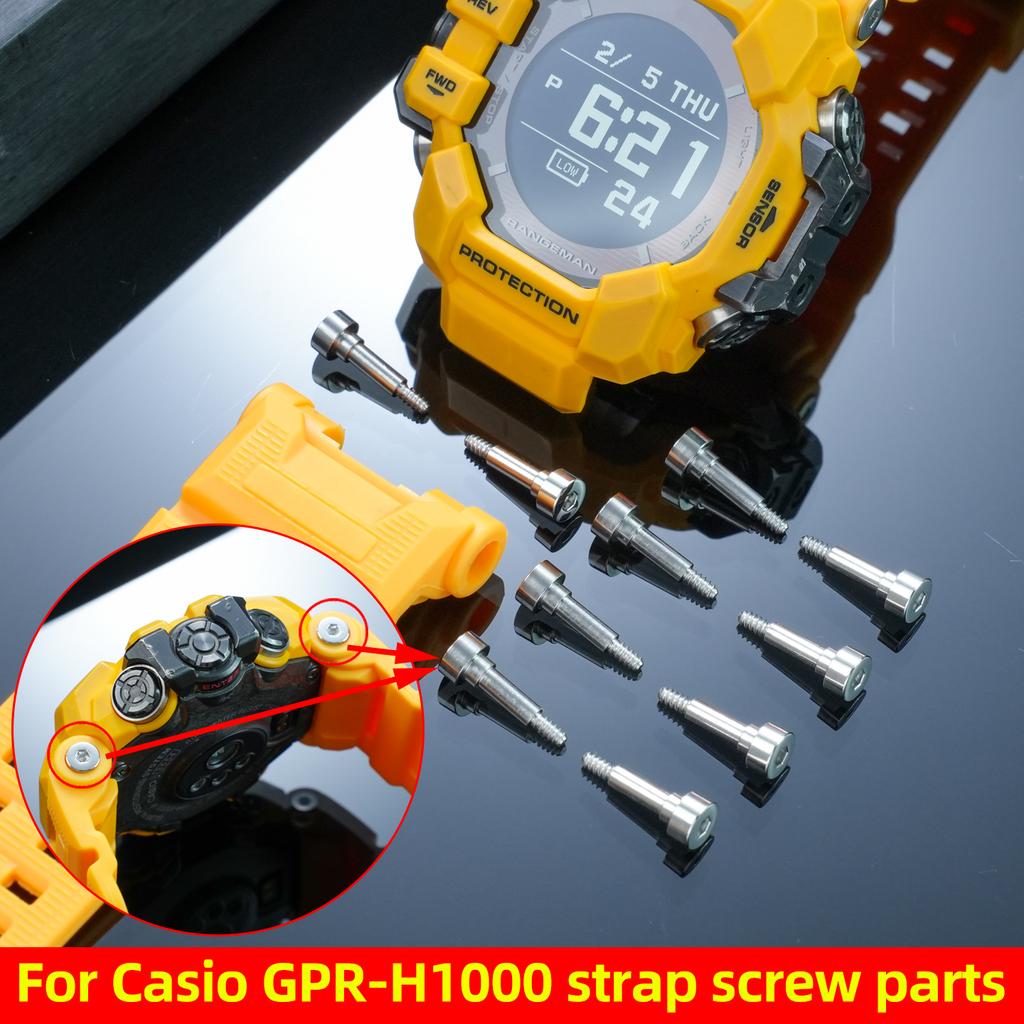 Für Casio G-Shock 3554 Dritte Generation GPR-H1000 GPR H1000 Uhrenarmband Seite Schrauben Stift Band Verbindungsstift mit Werkzeugen