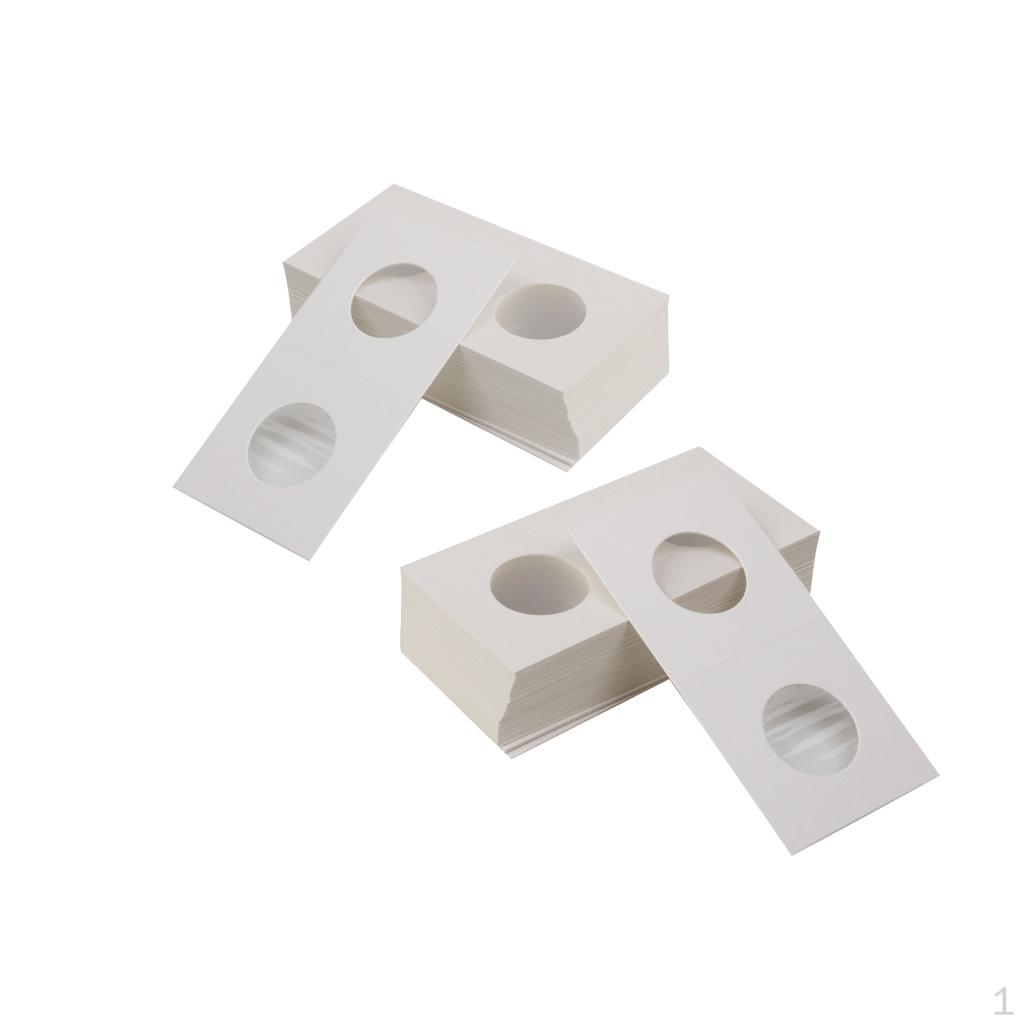 

100 шт. Картонные держатели для монет Защитный чехол Сэмплер Подарки Сливы