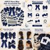 High Elastic Hair Bows Set Bowknot Elastic Hair Ties Gifts Ponytail Holders  Girls Children