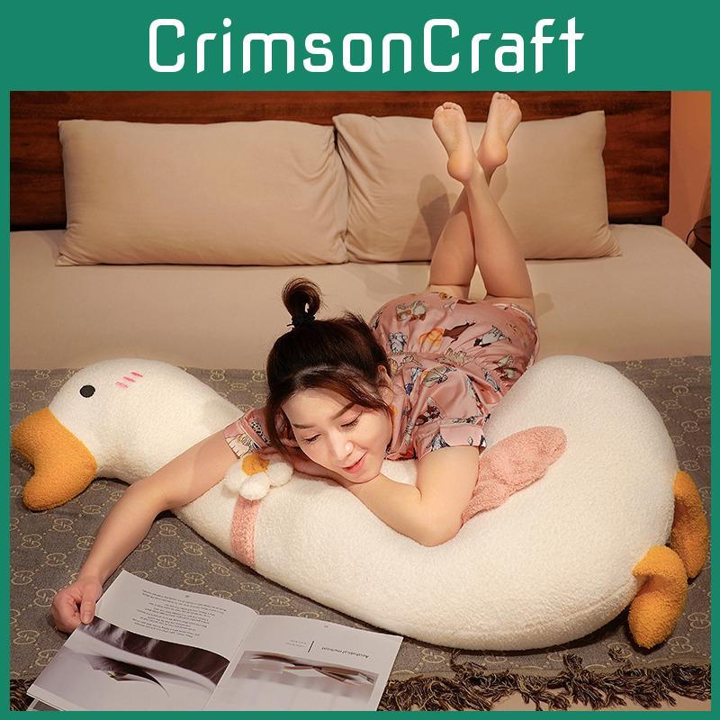Large Duck Soft Plush Doll Pillow With Animal Design For Girls Home Decoration