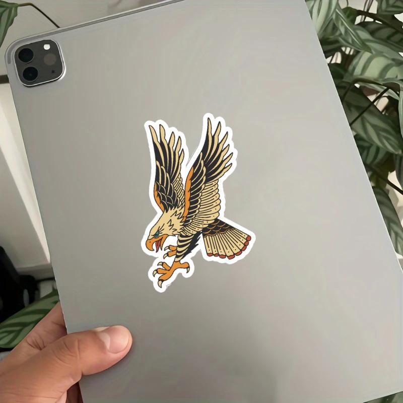 Traditional Eagle Sticker Decal, Trad Tattoo Style, Laptop Decal, Gift,