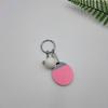 Playing Table Tennis Metal Key Rings Hanging Decorations for Key Backpacks Pingpong Keychain Keyrings Pingpong Key Chain