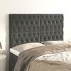 VidaXL Headboards 4 Pcs Dark Grey 80x7x78-88 Cm Velvet3116723