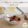 Toyo Sasaki Glass Lurak Bowl Clear Made in Dishwasher Round Small Deep Side Glass Dessert 2-Piece Set, Japan, Safe, Plate, Bowl, Bowl, Dish, Plate,