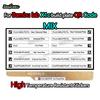 Bambu Lab Bauplatten-QR-Code Ersatz-QR-Code-Aufkleber für Bambu Lab X1C Drittanbieter-Bauplatten