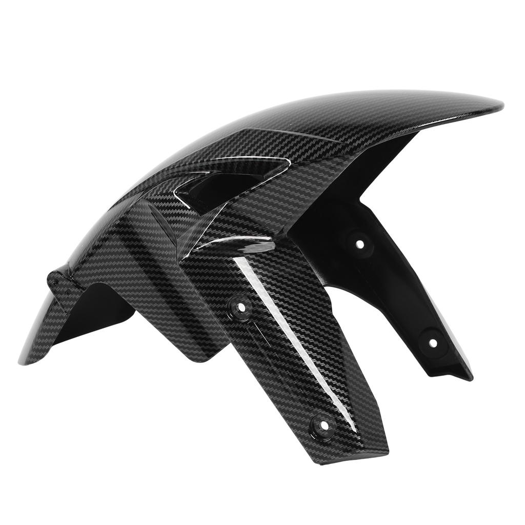 Motorcycle Front Mudguard Carbon Fiber Style Shockproof Wheel Splash Fairing Mud Flap for ZX‑6R 2019 to 2023