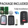 Smart Key Fob for Toyota Camry 2012-2017, Alliskeys Proximity Remote Control Key Fob Compatible for Toyota Camry Avalon Corolla 2013-2018 HYQ14FBA