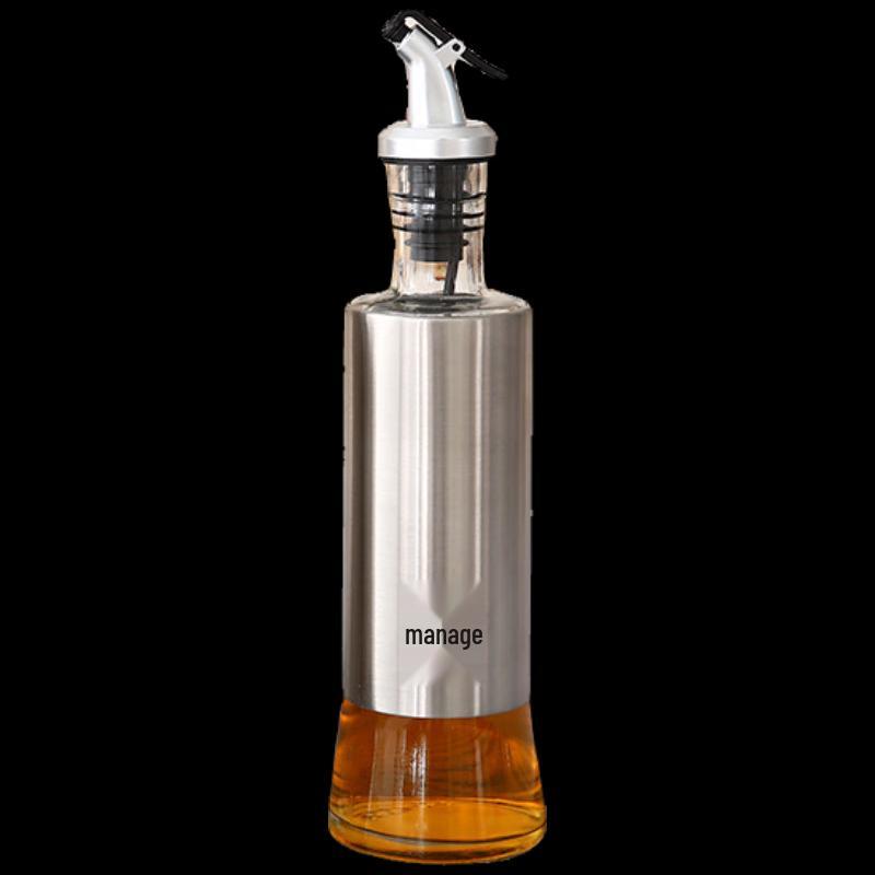 DREIAN Stainless Steel & Glass Kitchen Dispenser (Set of 2)