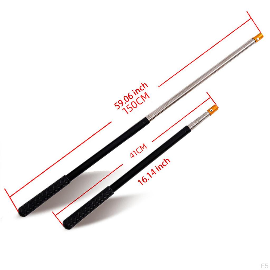 Retractable Landing Net Pole, Telescopic Fishing Non-Slip Handle, Repair, Wear-Resistant,