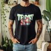 New Summer Unisexs 100 Cotton TShirt Retro Cat With Cupcake Casual Breathable Short Sleeve Daily Wear