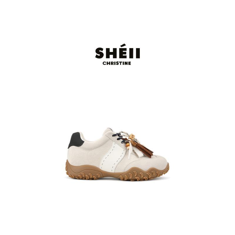 New color~ Autumn new cm inner height increase crescent thick-soled mandarin duck shoelaces sports and leisure shoes women