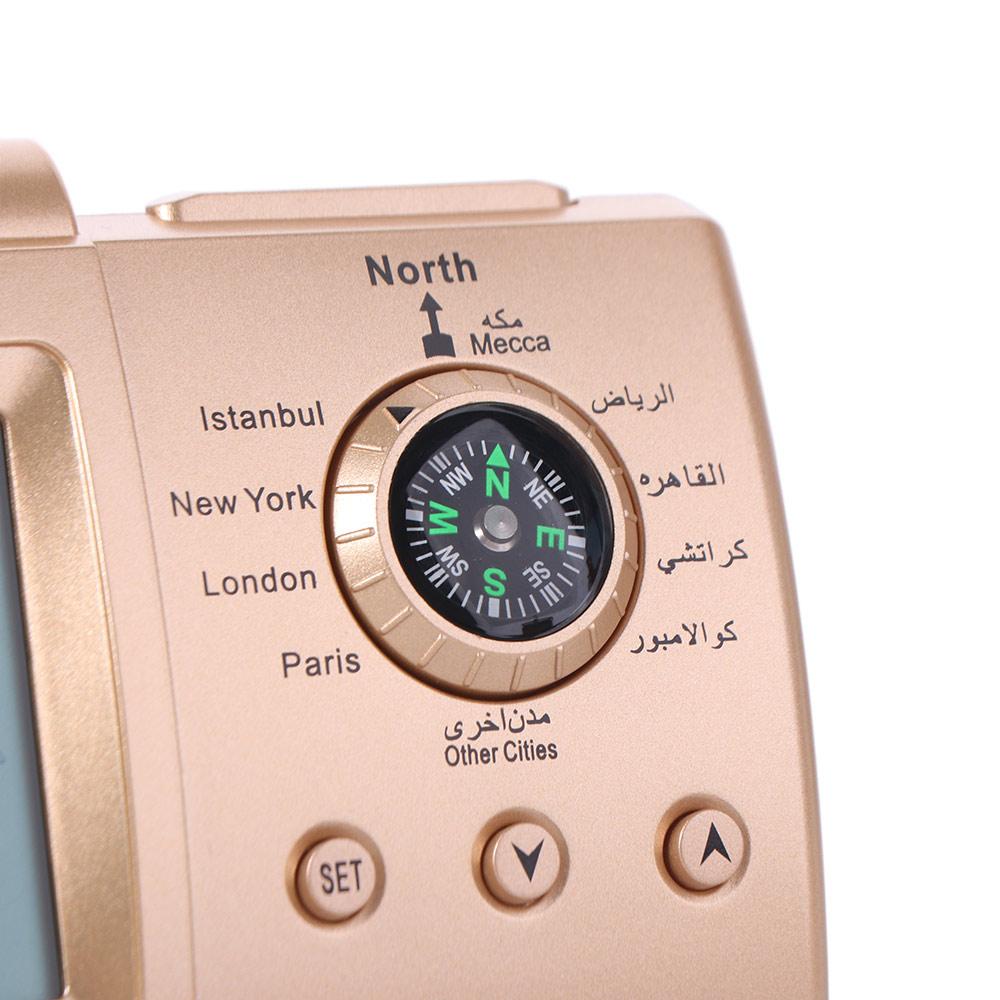 Multi-purpose Automatic Digital Clock Hijir Calendar Prayer Alarms Tabletop Muslim Clock  Mecca