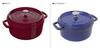 STAUB Pico Cocotte Round Pot, 10cm, Oven Safe, Bordeaux
