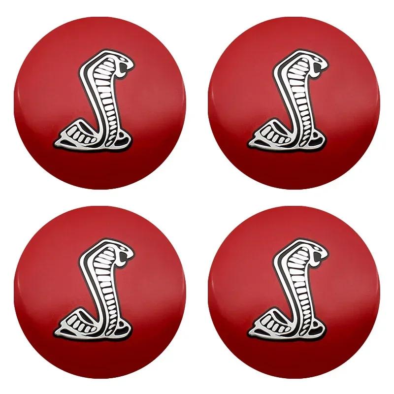 

Автомобильная наклейка Ford 2025 Горячая 4 шт. 56/60/65 мм Декоративные аксессуары для экстерьера автомобиля Наклейки на центральные колпаки колес Аксессуары для Ford 56mm