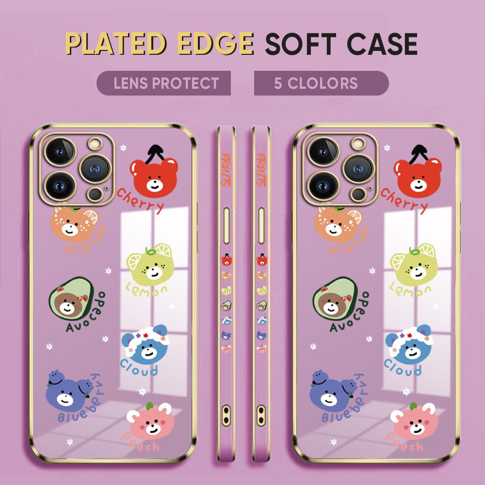 

Чехол для телефона с милым мультяшным 6D покрытием для iPhone 11 12 13 14 Pro Max Samsung Galaxy Xiaomi Mi Redmi Note Oneplus Infinix Tecno, мягкий чехол Tecno Camon 19 Neo фиолетовый