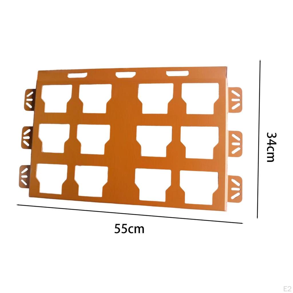 Mounting Plate Tool Cabinet Fixing Bracket Compatible with Organization System Multifunctional