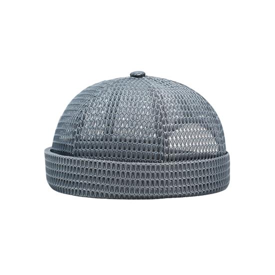 

1/2Pcs Mesh Cap Adjustable Brimless Hat Men Breathable Ultra Cooling Dock Hat Lightweight Foldable Summer Style Hip-Hop Cap Outdoor Wear