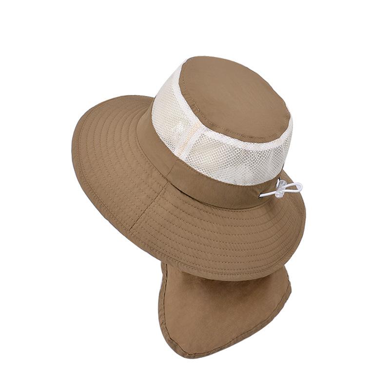 

1147 children s hats summer boys and girls outdoor sun protection sun hat big brim shawl shading breathable bucket hat