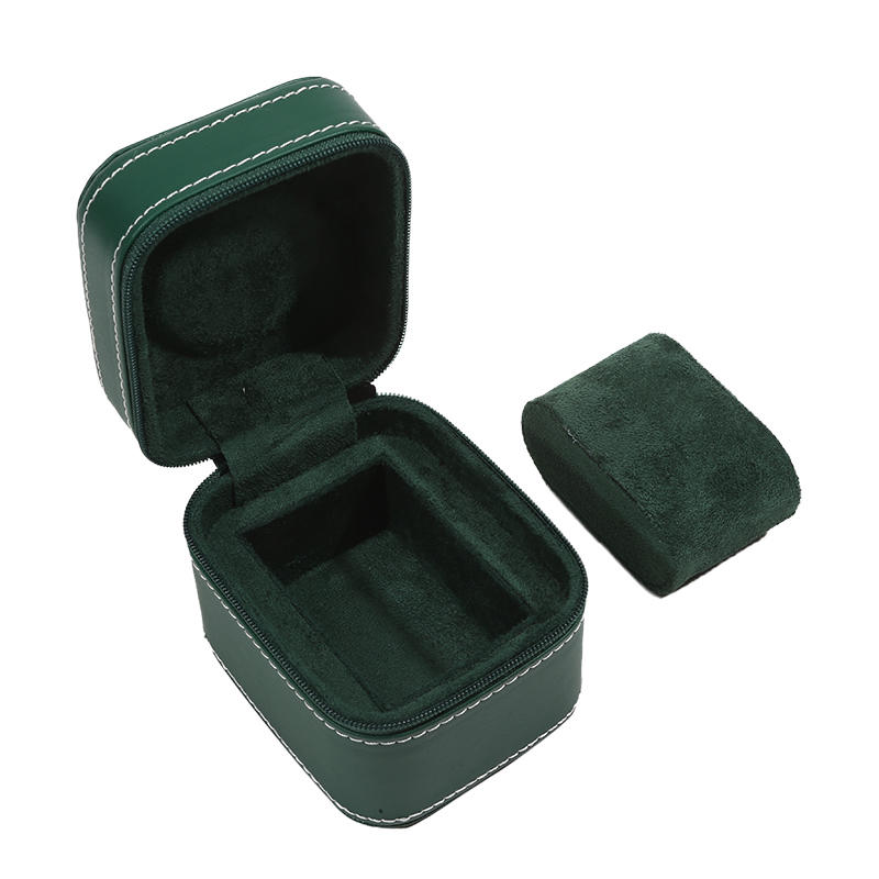 1/2Pcs Single Watch Case PU Leather Watch Travel Case With Removable Cushion Jewelry Storage Case Organizer Portable Watch Box